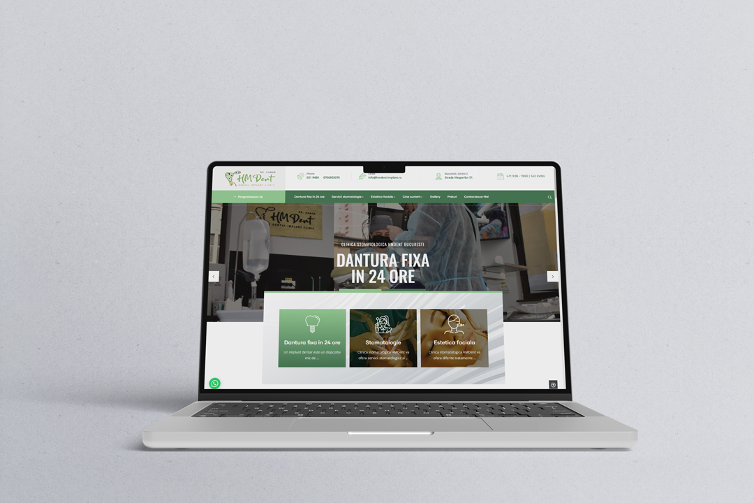 HMDent Clinic Website